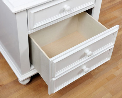Furniture of America - Olivia Nightstand in White - CM7155WH-N View 2