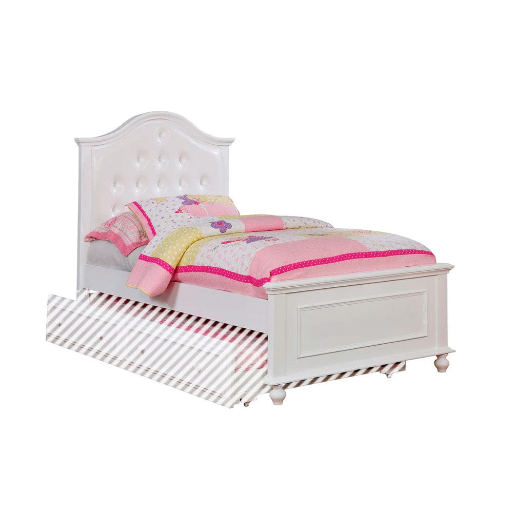 Furniture of America - Olivia Twin Bed in White - CM7155WH-T-BED View 1