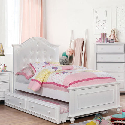 Furniture of America - Olivia Twin Bed in White - CM7155WH-T-BED View 3