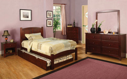 Furniture of America - Omnus Trundle in Cherry - CM-TR452-CH View 2