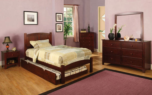 Furniture of America - Omnus Trundle in Cherry - CM-TR452-CH View 2