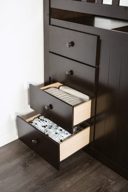 Furniture of America - Ontario Twin/Twin Bunk Bed in Espresso - FM-BK102ES-T-BED View 3
