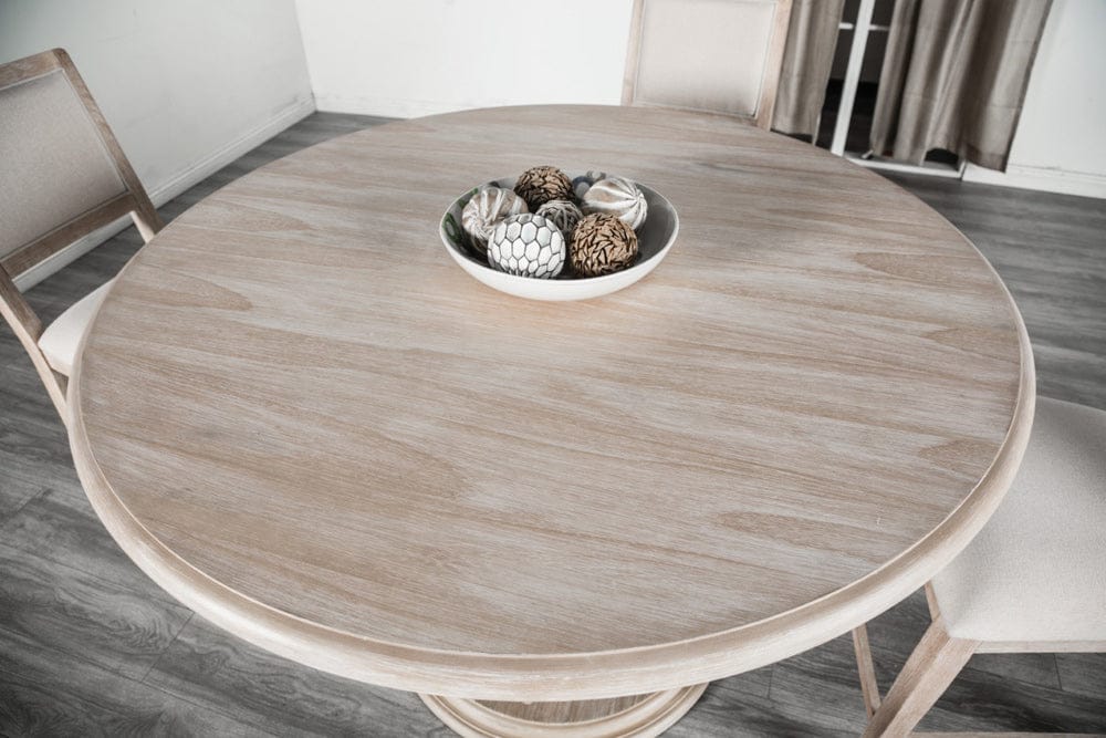 Furniture of America - Orbetello 54" Round Counter Table in Distressed Natural - FM3601NT-PT View 3