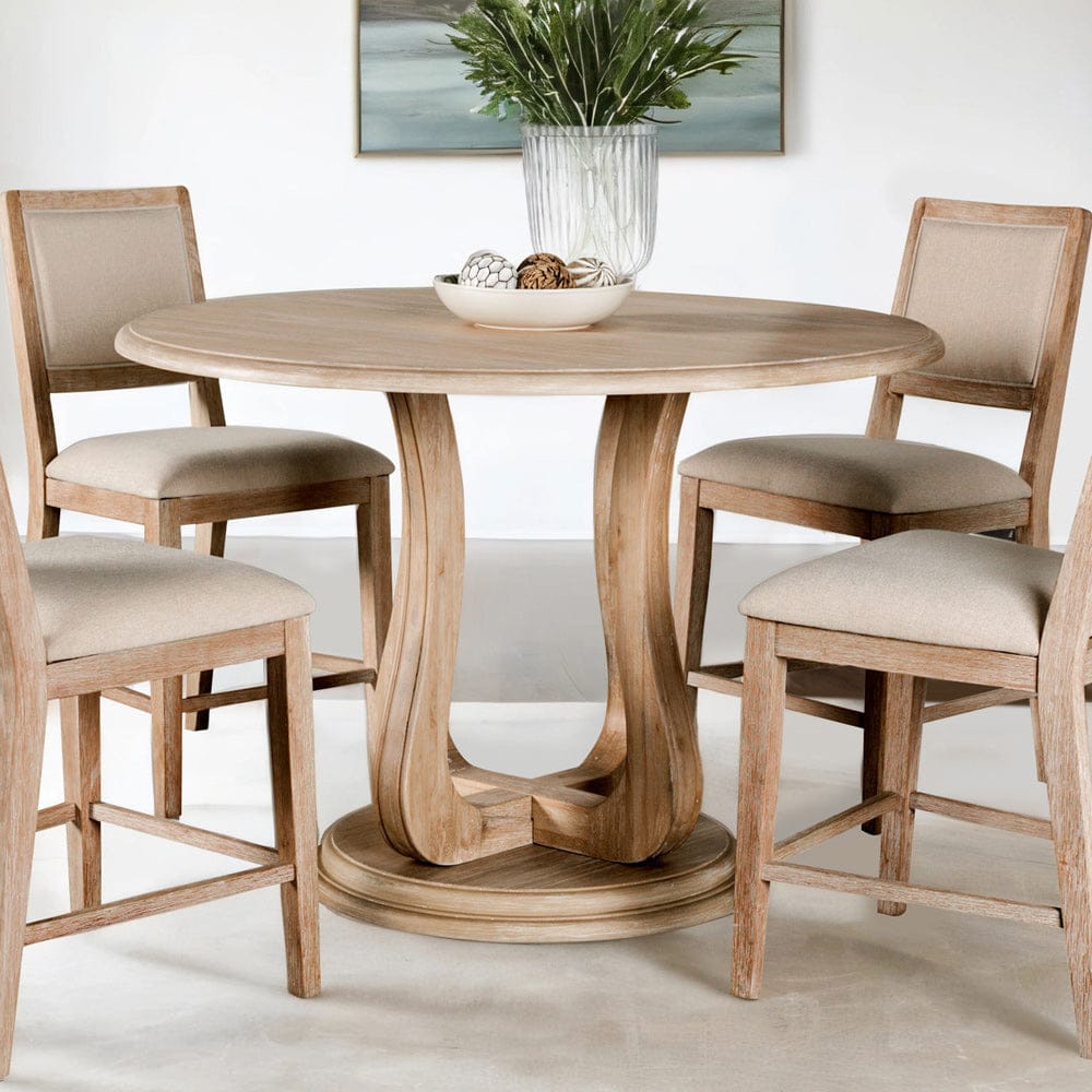 Furniture of America - Orbetello Counter Chair Set of 2 in Distressed Natural - FM3601NT-PC-2PK View 2