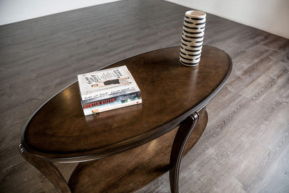Furniture of America - Orkdal Sofa Table in Walnut - FM40001BR-S View 3