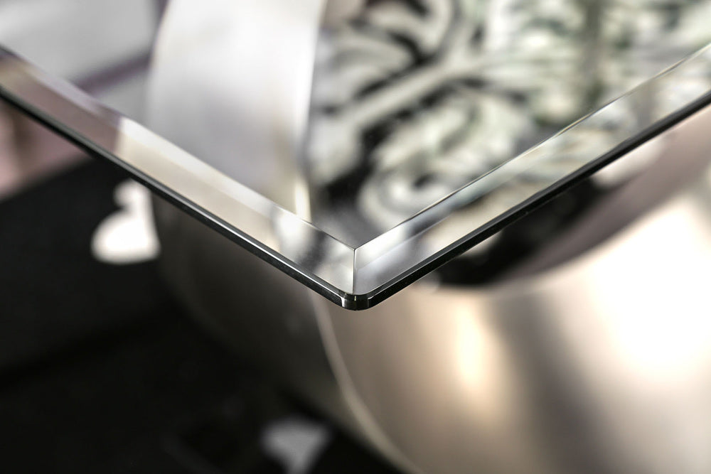 Furniture of America - Orla Dining Table in Silver/Black - CM3726T-TABLE View 3