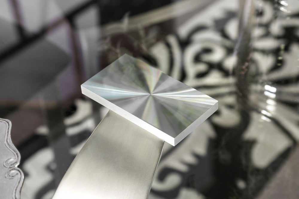 Furniture of America - Orla Dining Table in Silver/Black - CM3726T-TABLE View 4