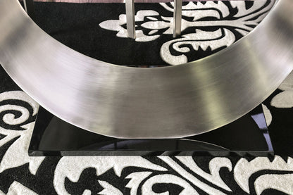 Furniture of America - Orla Dining Table in Silver/Black - CM3726T-TABLE View 6