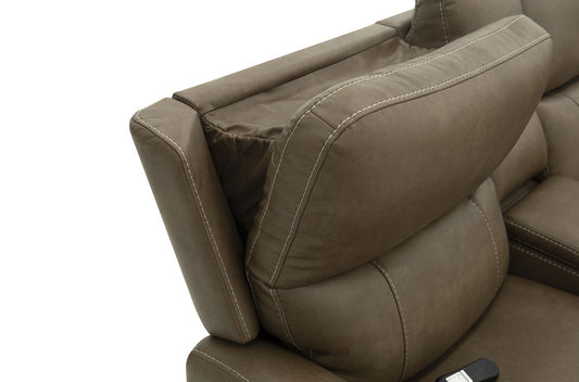 Furniture of America - Orpheus Power Sectional w/ Lift Chair in Brown - FM68100BR-SECT-LC View 2