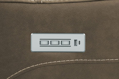 Furniture of America - Orpheus Power Sectional w/ Lift Chair in Brown - FM68100BR-SECT-LC View 6