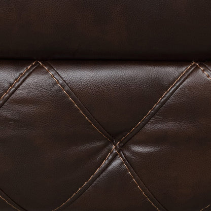 Furniture of America - Osias Sofa + Loveseat + Chair in Brown - NX6004BR-3PC View 2