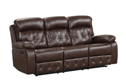 Furniture of America - Osias Sofa + Loveseat + Chair in Brown - NX6004BR-3PC View 3