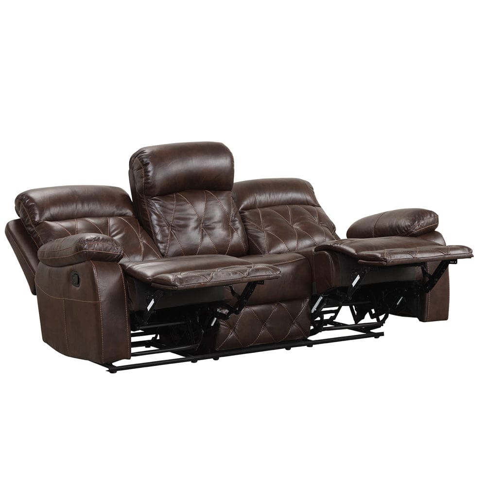 Furniture of America - Osias Sofa + Loveseat + Chair in Brown - NX6004BR-3PC View 4