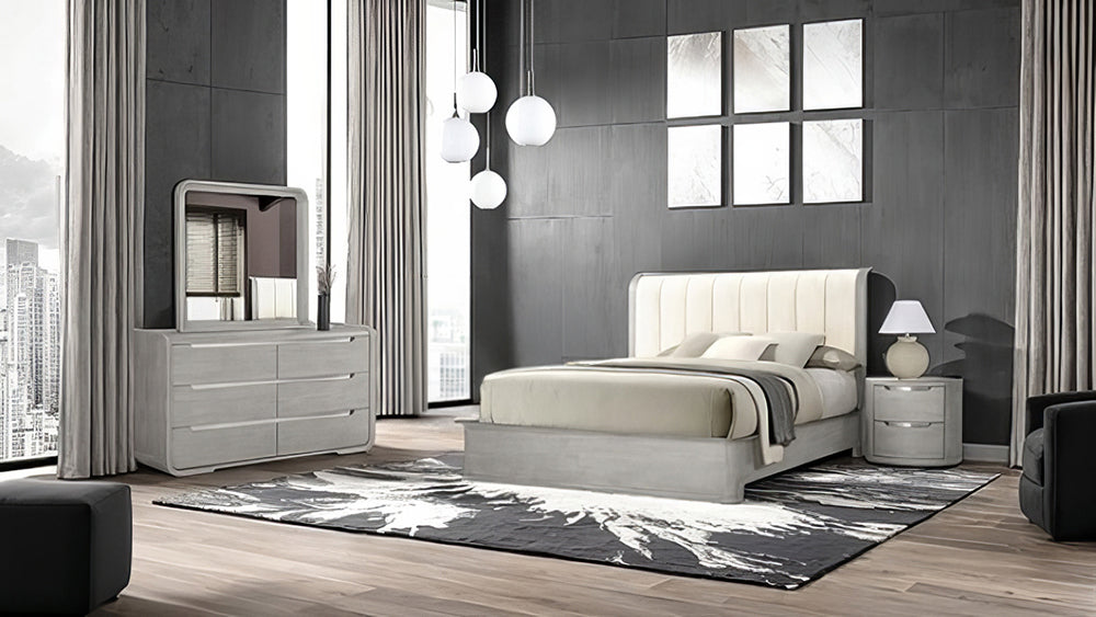 Furniture of America - Osterley - 3 Pc. Queen Bedroom Set - 0 - FM71500LG-Q-4PC view 1