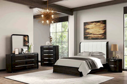 Furniture of America - Osterley - 4 Pc. Queen Bedroom Set w/ Chest - FM71500BK-Q-5PC-C view 1