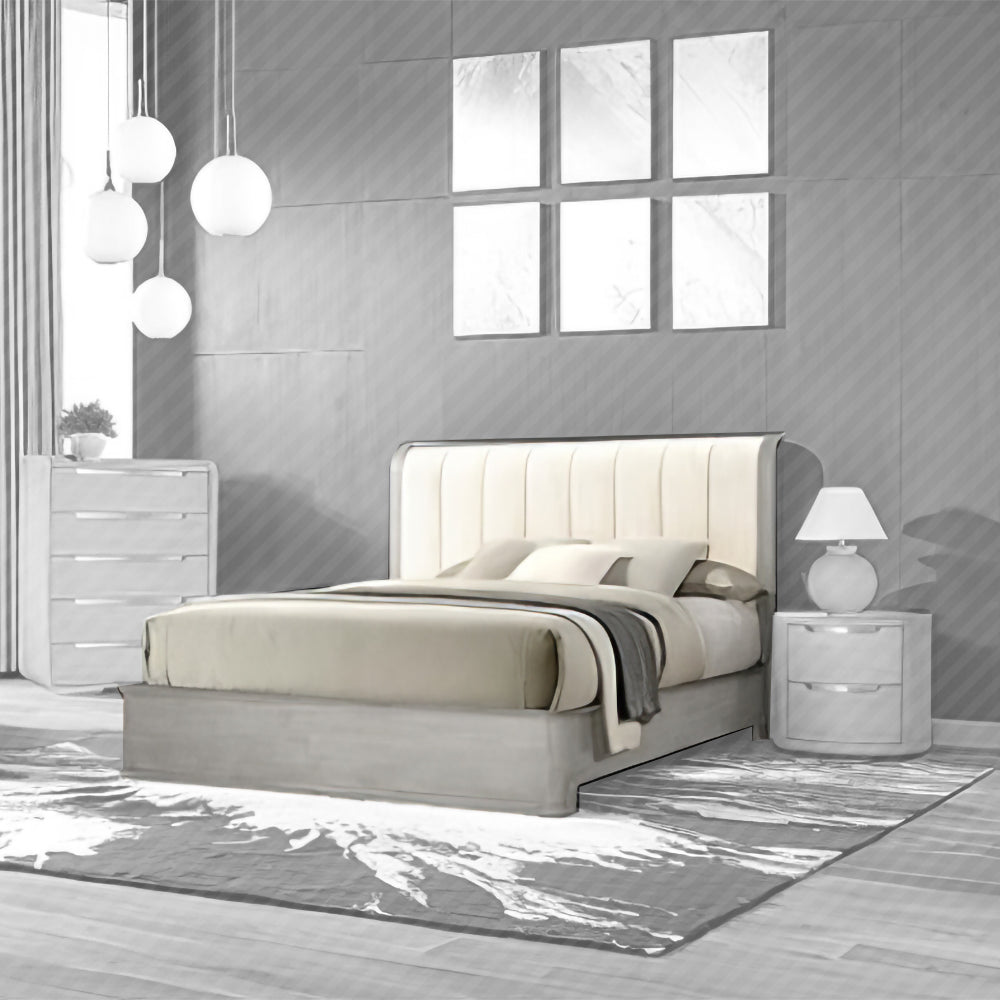 Furniture of America - Osterley - E.King Bed, Light Gray - FM71500LG-EK-BED view 1