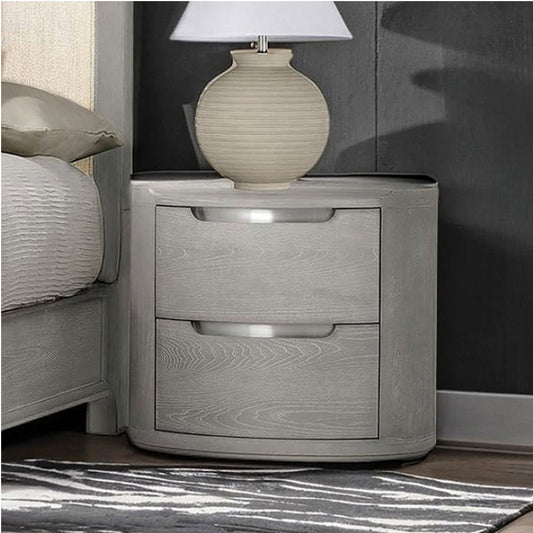 Furniture of America - Osterley Nightstand in Light Gray - FM71500LG-N View 1
