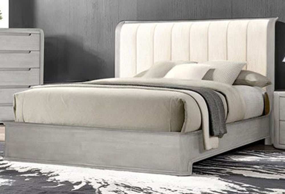 Furniture of America - Osterley Queen Bed in Light Gray - FM71500LG-Q-BED View 1