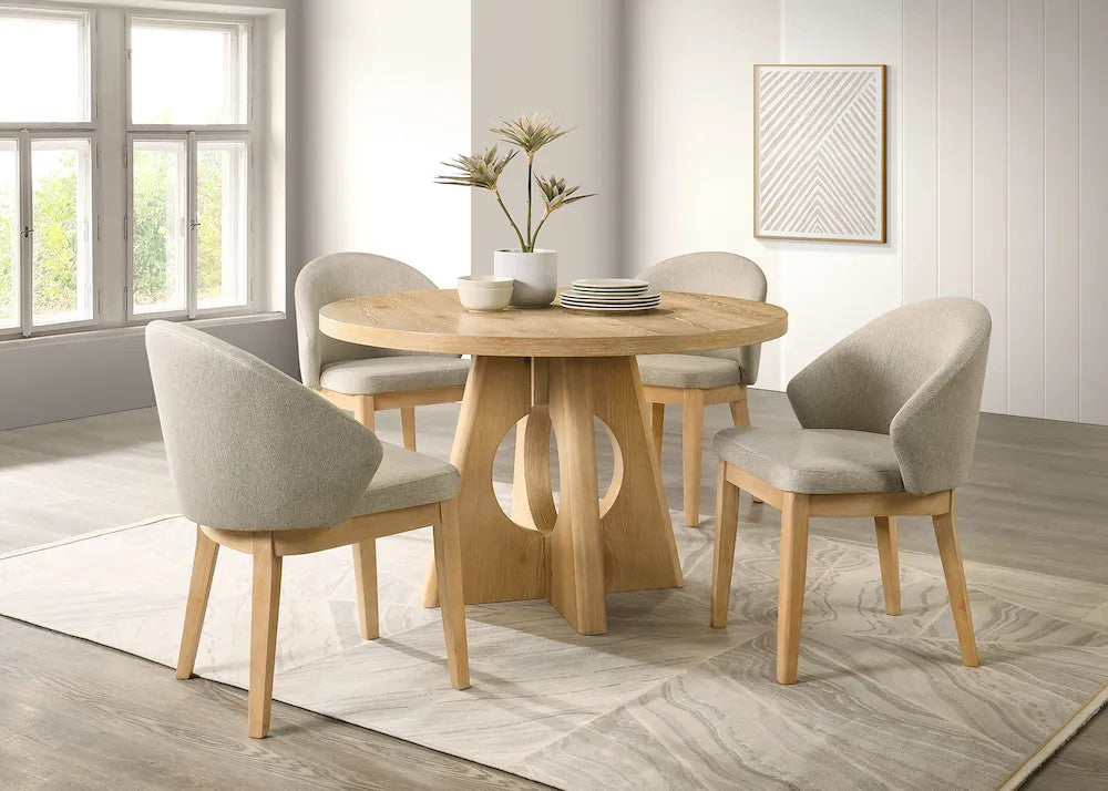 Furniture of America - Ozark - 5 Pc. Dining Table Set - Oak - FM3223AK-RT-5PC view 1