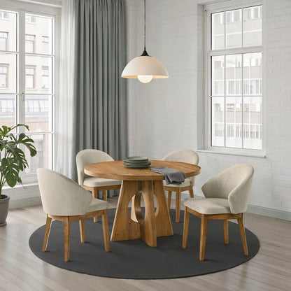 Furniture of America - Ozark - 5 Pc. Dining Table Set - Walnut - FM3223WN-RT-5PC view 1