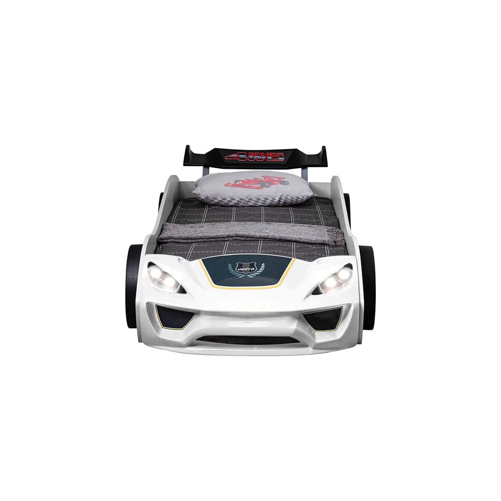 Furniture of America - Pacefinder Car Bed in White - FOA7731WH-BED View 4