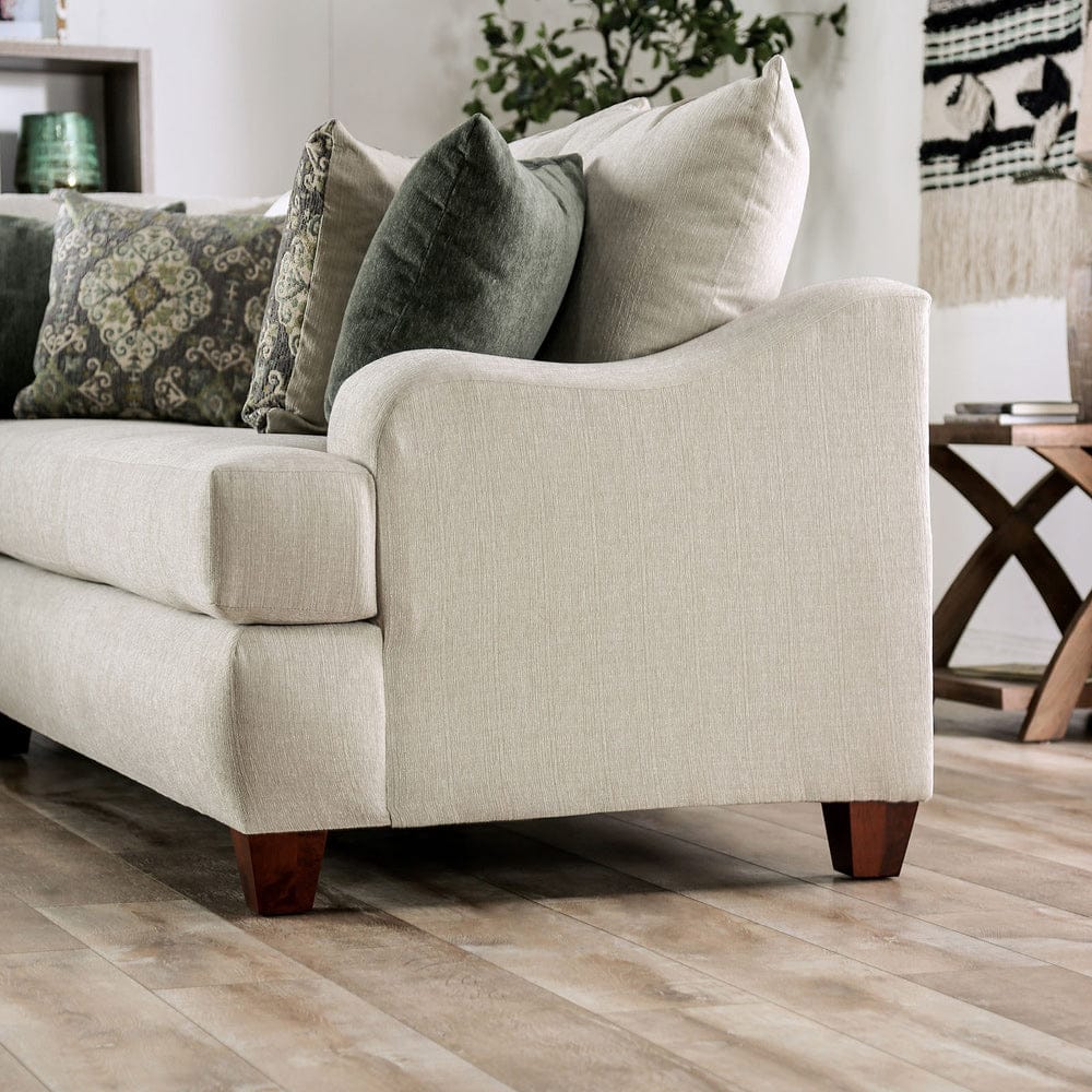 Furniture of America - Paddington Sectional in Beige/Sage Green - SM6443-SECT View 5