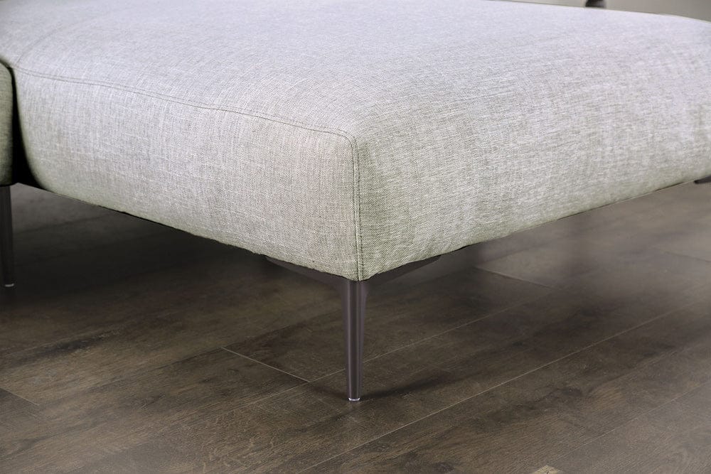 Furniture of America - Paderborn Sectional, Right Chaise in Light Gray - FM63002LG-SECT-R View 3