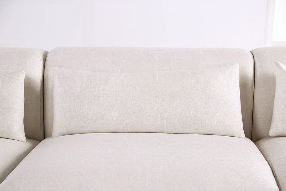 Furniture of America - Paderborn Sectional, Right Chaise in Linen White - FM63002WH-SECT-R View 5