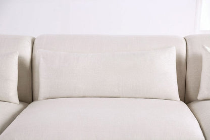 Furniture of America - Paderborn Sectional, Right Chaise in Linen White - FM63002WH-SECT-R View 5