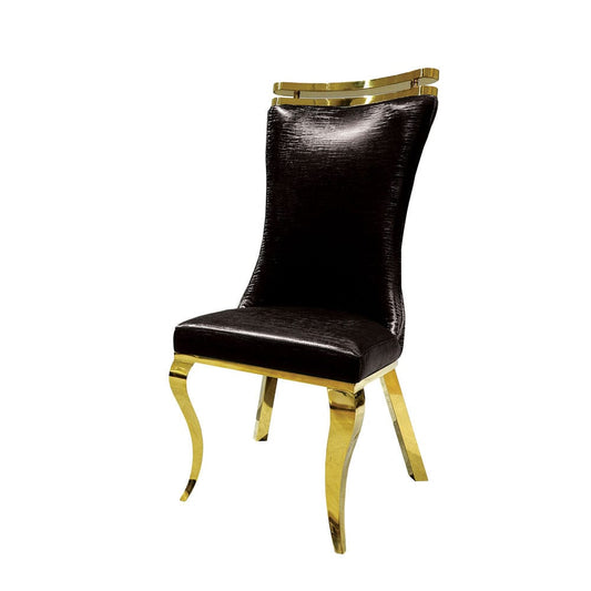 Furniture of America - Palazzo Side Chair Set of 2 in Black - FM33011BK-SC-2PK View 1
