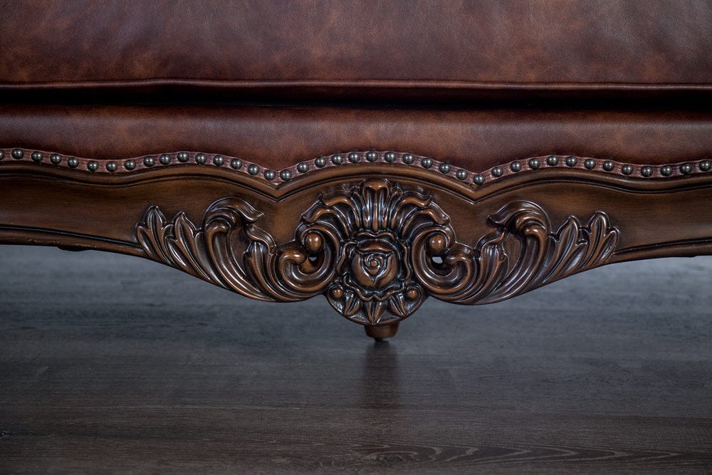 Furniture of America - Palencia Chair in Dark Cherry/Brown - FM65005BR-CH View 2