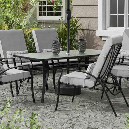 Furniture of America - Palma Adjustable Chairs Set of 6 in Black/Gray - GM-2023-6PK View 2