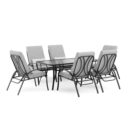 Furniture of America - Palma Adjustable Chairs Set of 6 in Black/Gray - GM-2023-6PK View 3