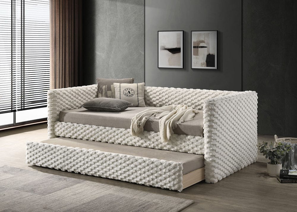 Furniture of America - Palmeri Daybed w/ Trundle in White - FM1201WH-BED View 1