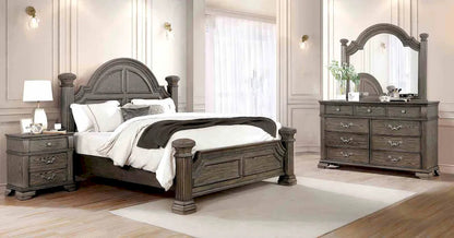 Furniture of America - Pamphilos - 3 Pc. Queen Bedroom Set - Gray - FOA7144GY-Q-4PC view 1