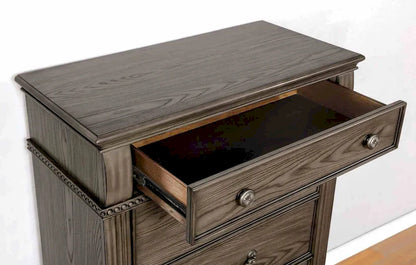 Furniture of America - Pamphilos - 4 Pc. Queen Bedroom Set w/ 2NS - Gray - FOA7144GY-Q-5PC-2NS view 5