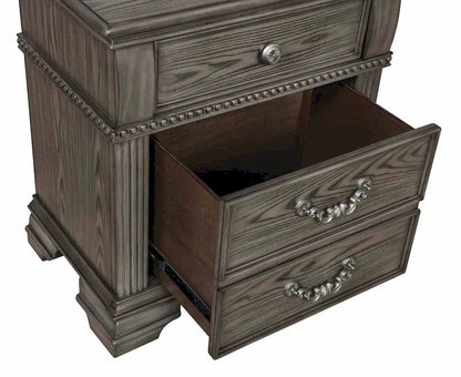 Furniture of America - Pamphilos - 4 Pc. Queen Bedroom Set w/ 2NS - Gray - FOA7144GY-Q-5PC-2NS view 6