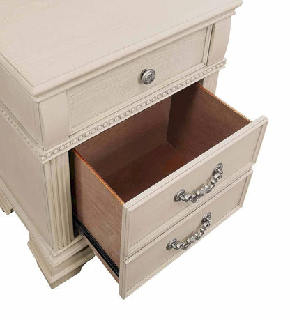 Furniture of America - Pamphilos - 4 Pc. Queen Bedroom Set w/ Chest - Antique White - FOA7144WH-Q-5PC-C view 3