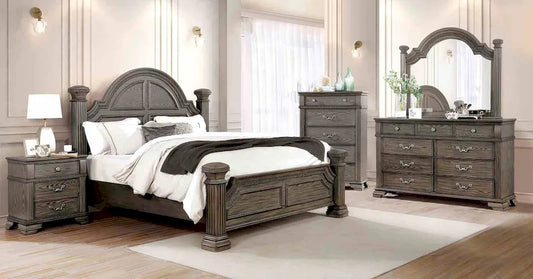Furniture of America - Pamphilos - 4 Pc. Queen Bedroom Set w/ Chest - Gray - FOA7144GY-Q-5PC-C view 1