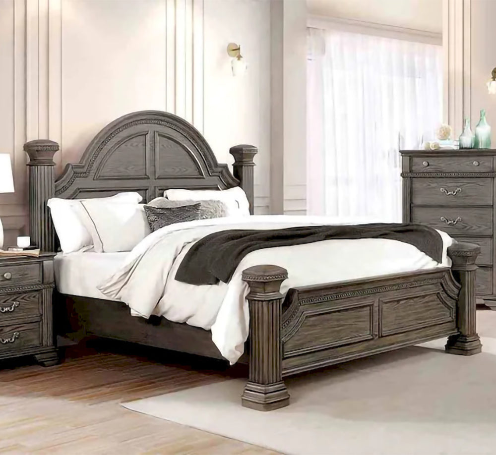 Furniture of America - Pamphilos - Cal.King Bed, Gray - FOA7144GY-CK-BED view 1