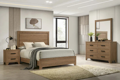 Furniture of America - Panelli - 4 Pc. Queen Bedroom Set W/ 2NS - FM72017BR-Q-5PC-2NS view 1