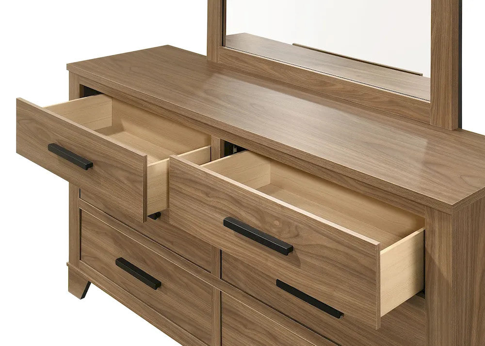 Furniture of America - Panelli - Dresser, Chestnut Brown - FM72017BR-D view 3