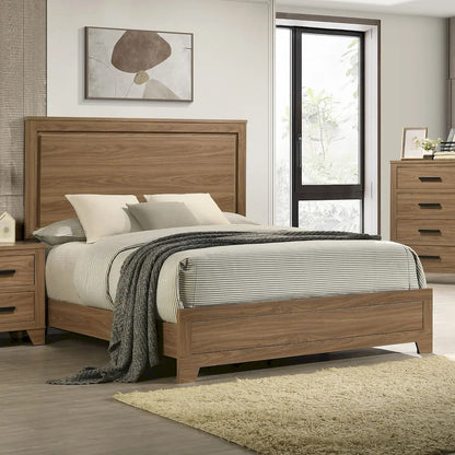 Furniture of America - Panelli - E.King Bed, Chestnut Brown - FM72017BR-EK-BED view 1