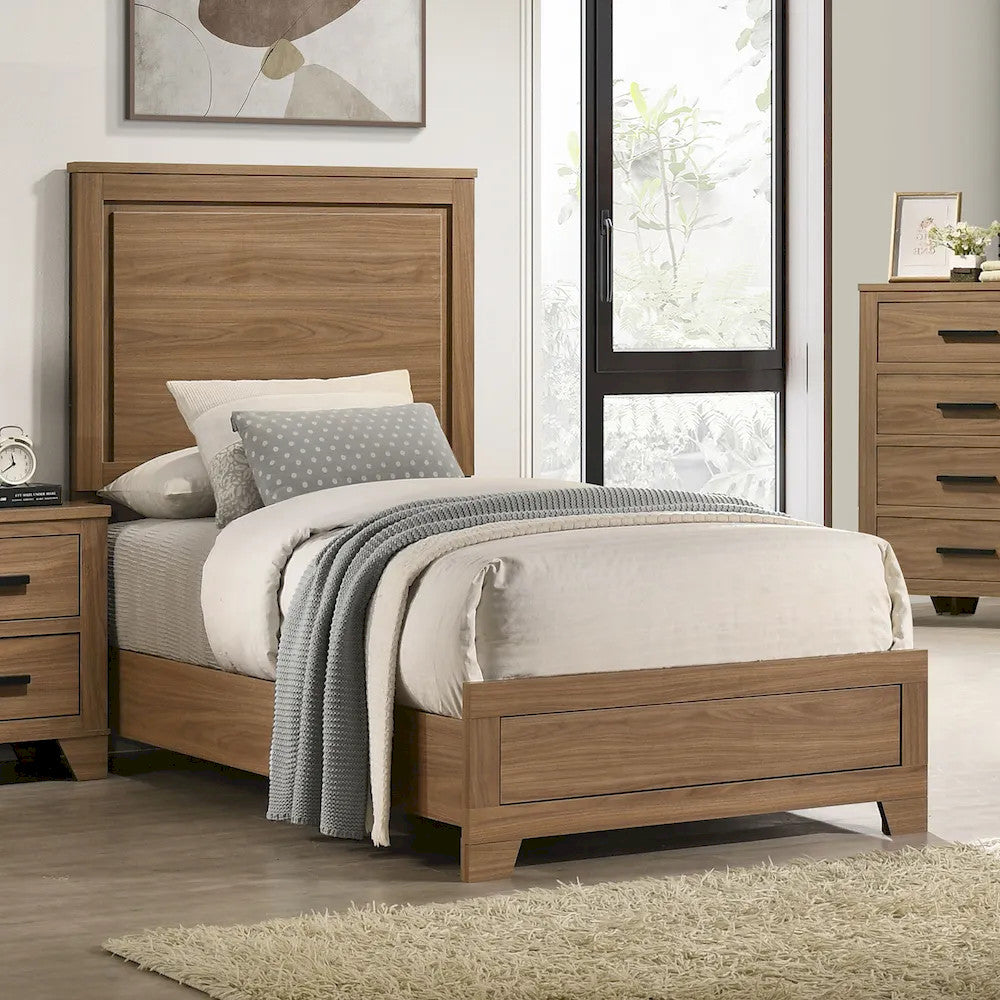 Furniture of America - Panelli - Full Bed, Chestnut Brown - FM72017BR-F-BED view 1