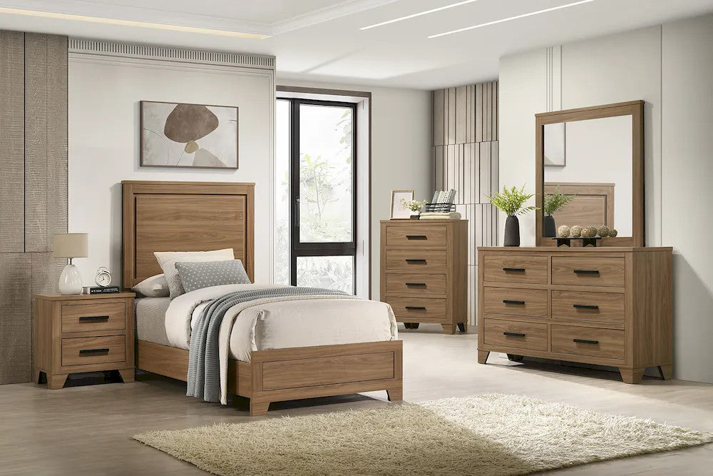 Furniture of America - Panelli - Full Bed, Chestnut Brown - FM72017BR-F-BED view 2