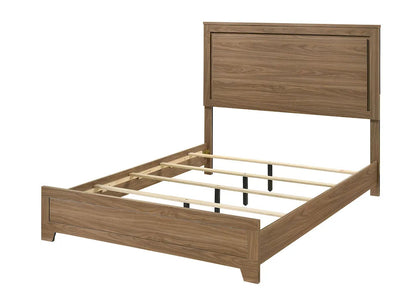Furniture of America - Panelli - Queen Bed, Chestnut Brown - FM72017BR-Q-BED view 3