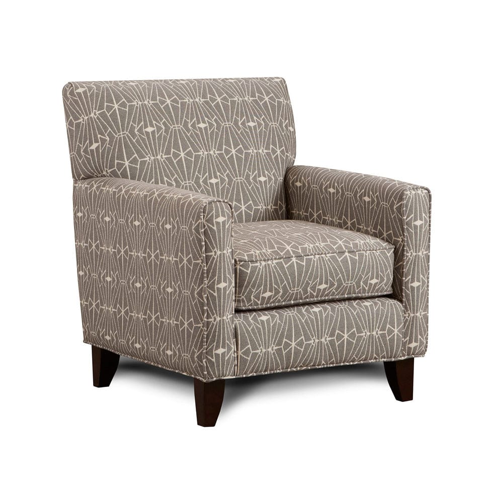 Furniture of America - Parker Chair in Gray/Pattern - SM8563-CH-EC View 1