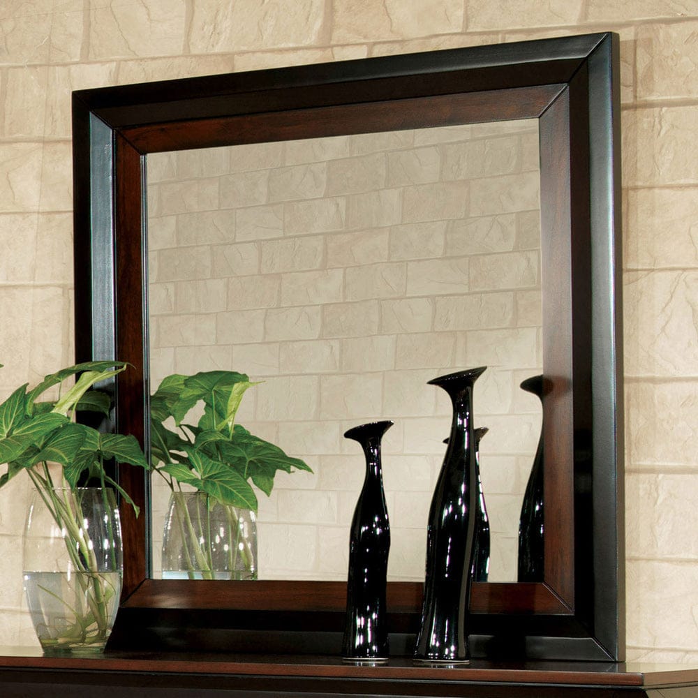Furniture of America - Patra Mirror in Acacia/Walnut - CM7152M View 1