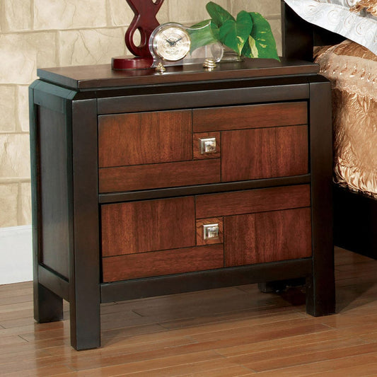 Furniture of America - Patra Nightstand in Acacia/Walnut - CM7152N View 1