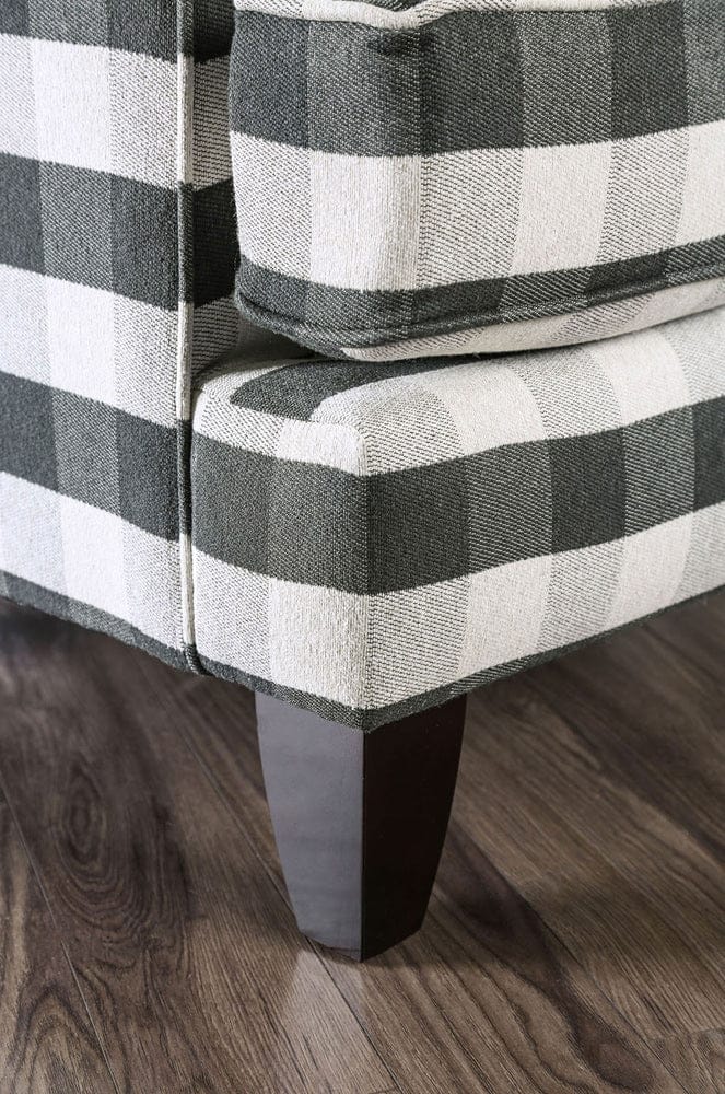 Furniture of America - Patricia Chair in Striped - SM8171-CH-ST View 2